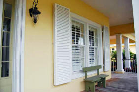 Colonial Style Shutter Installation Hernando Pasco County
