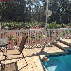 Railing on Pool Cage 2017-4